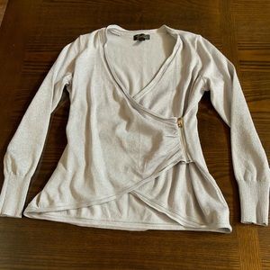 Knit top with zipper